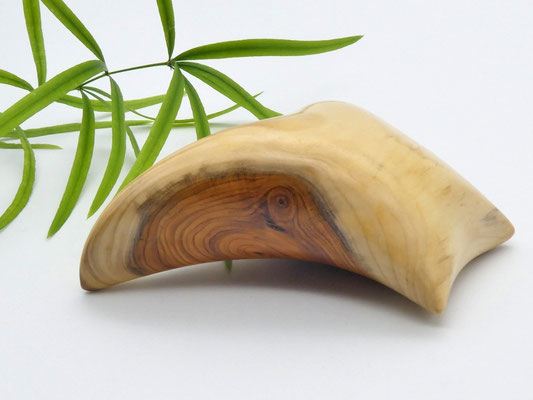 Handschmeichler-Objekt aus Holz - Eibe