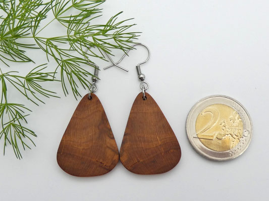 Ohrringe aus Holz - Kirsche