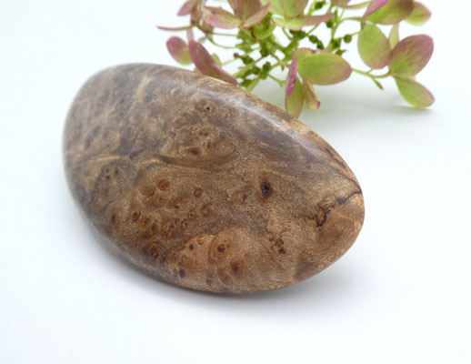 Haarspange aus Ahornmaser & kleine Klammer