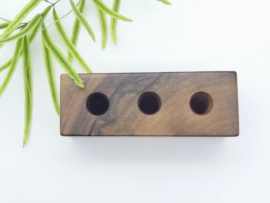 Stiftehalter aus Holz - Walnuss
