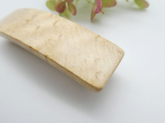 Haarspange aus Muschelahorn & kleine Klammer