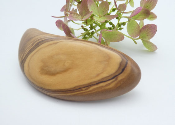 Haarspange aus Olivenholz & kleine Klammer