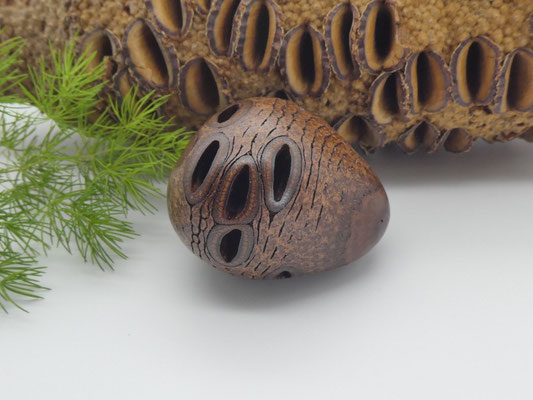 Handschmeichler aus Holz - Banksiazapfen - Geschenkidee für Australienfans!