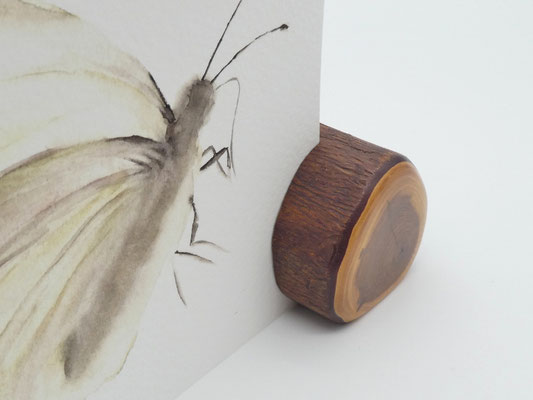 Kartenhalter aus Eibenholz