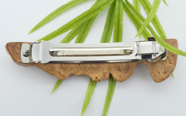Haarspange aus Goldfield & mittelgroße Klammer