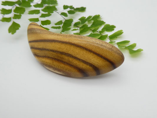 Haarspange aus Essigbaum & kleine Klammer