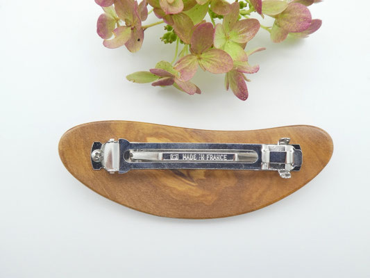 Haarspange aus Olivenholz & kleine Klammer