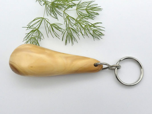 Schlüsselanhänger aus Holz - Eibe