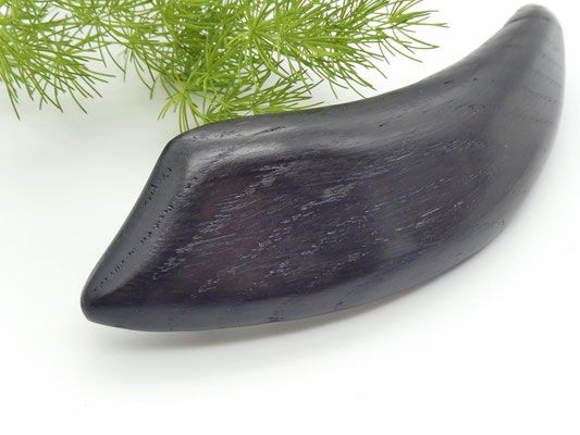 Haarspange aus Holz - Mooreiche & große Klammer