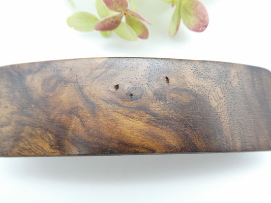 Haarspange aus Nussbaum & kleine Klammer