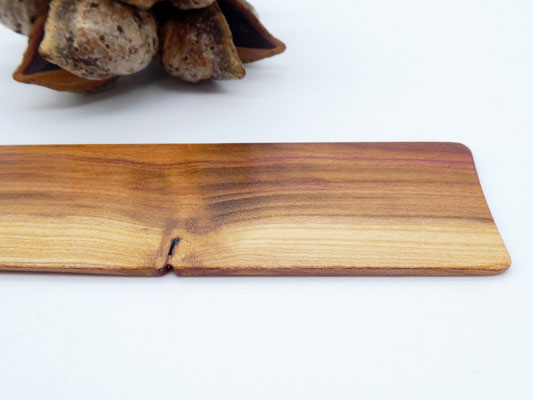 Lesezeichen aus Holz - Zwetschge