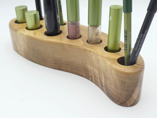 Kosmetikständer aus Holz - Walnuss