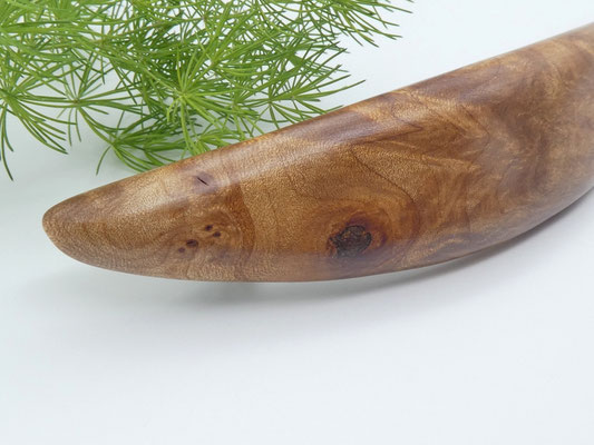 Haarspange aus Holz - Ahornmaser & große Klammer