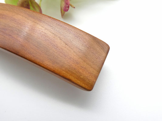 Haarspange aus Zwetschge + kleine Klammer