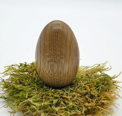 Osterei aus Holz - Eiche