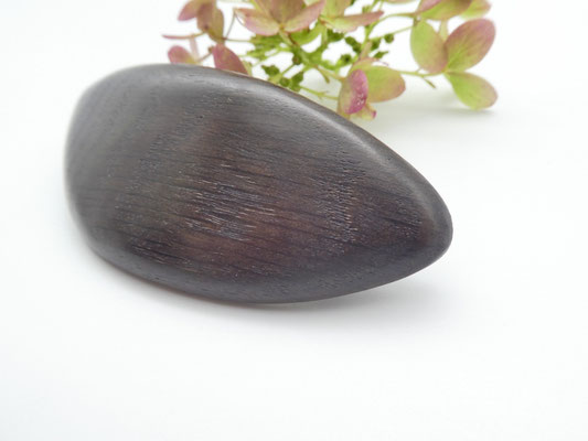 Haarspange aus Mooreiche & kleine Klammer