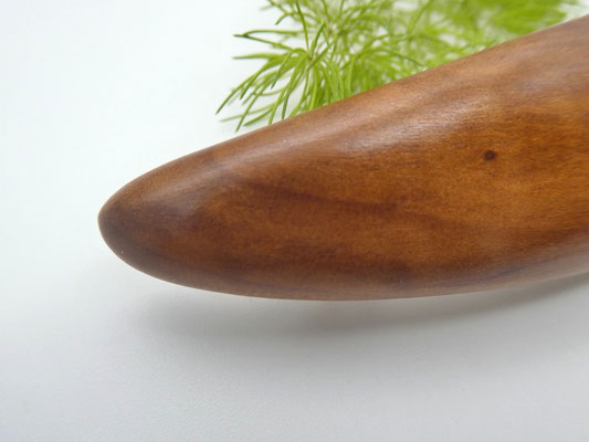 Haarspange aus Holz - Apfelholz & mittelgroße Klammer