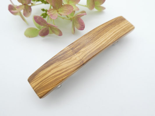 Haarspange aus Olivenholz & kleine Klammer