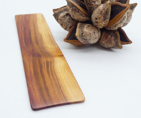 Lesezeichen aus Holz - Zwetschge