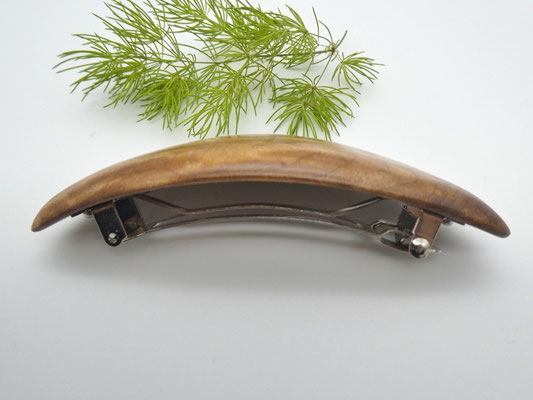 Haarspange aus Holz - Ahornmaser & mittelgroße Klammer