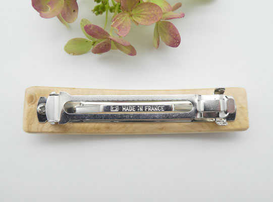 Haarspange aus Muschelahorn & kleine Klammer