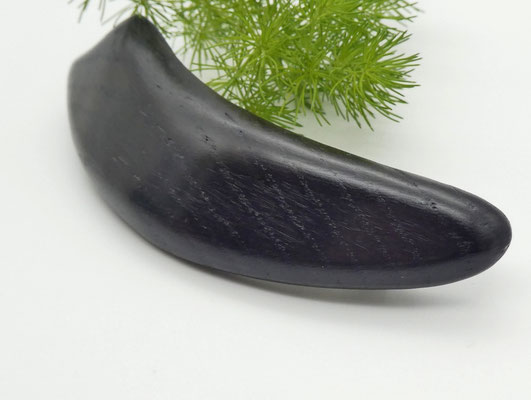 Haarspange aus Holz - Mooreiche & große Klammer