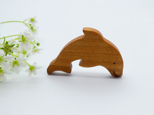 Magnet - Delfin aus Kirsche