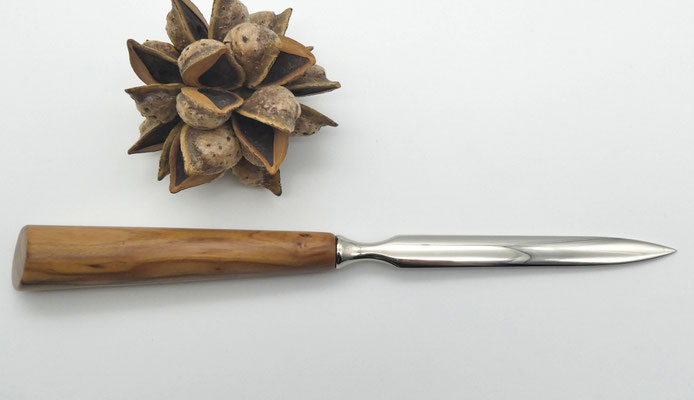 Brieföffner mit Holzgriff aus Mooreiche