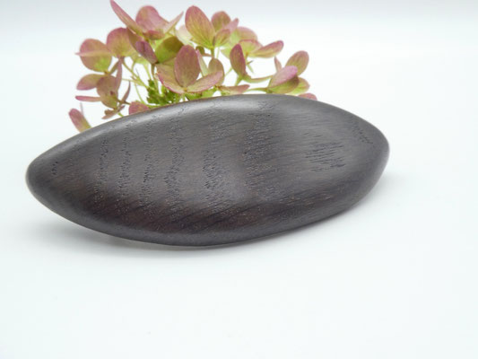 Haarspange aus Mooreiche & kleine Klammer