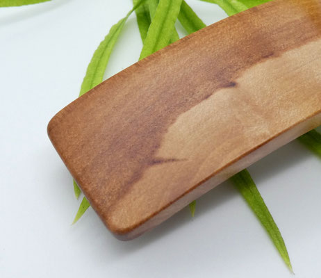 Haarspange aus Apfelholz & mittelgroße Klammer