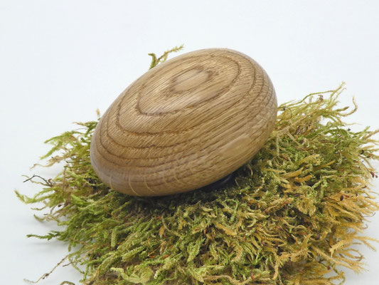 Osterei aus Holz - Eiche