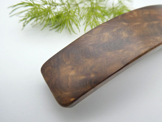 Haarspange aus Holz - Goldfield & mittelgroße Klammer