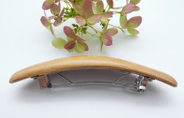 Haarspange aus Zwetschge & kleine Klammer