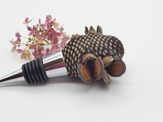 Wein-Flaschenverschluss aus Holz - Banksia-Zapfen