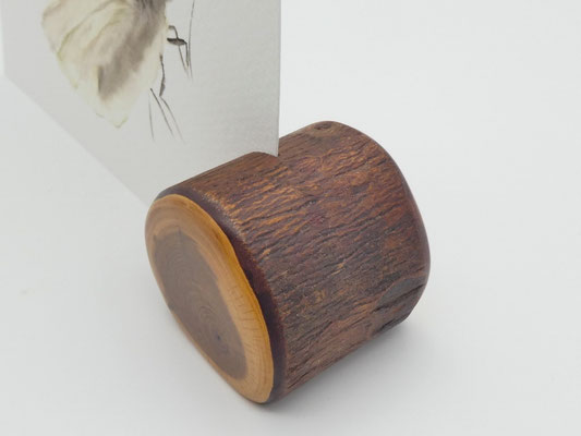 Kartenhalter aus Eibenholz