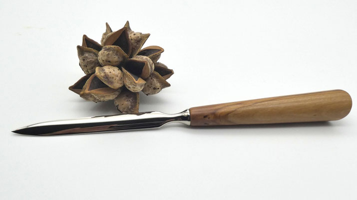 Brieföffner mit Holzgriff aus Mooreiche