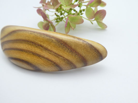 Haarspange aus Essigbaum & kleine Klammer