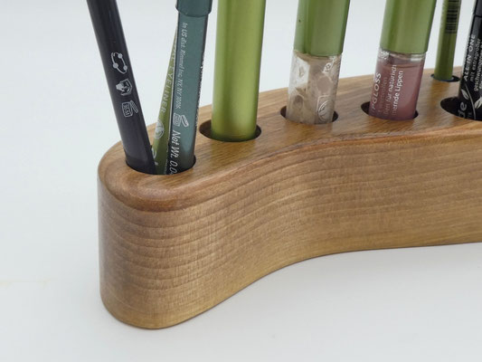 Kosmetikständer aus Holz - Walnuss