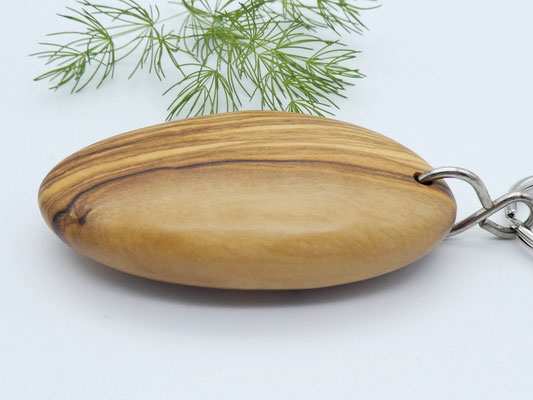 Schlüsselanhänger aus Holz - Olivenholz