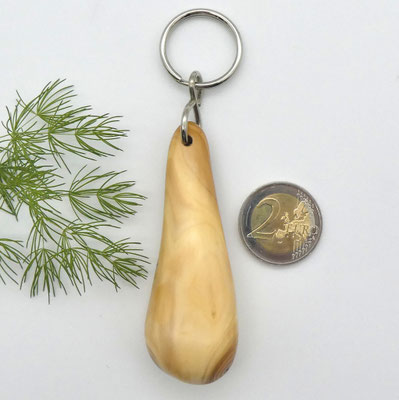 Schlüsselanhänger aus Holz - Eibe