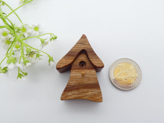 Vogelhaus aus Ulme - Magnet
