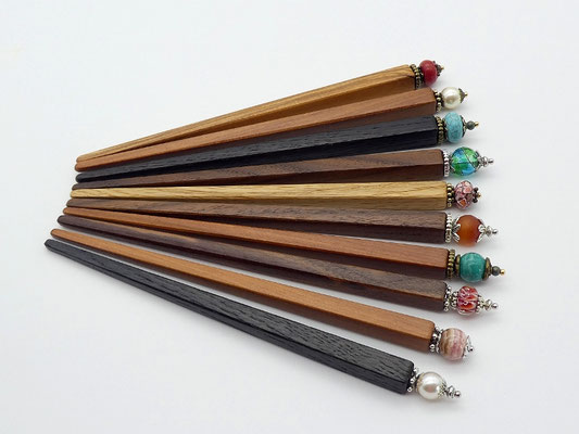 verschiedene Haarnadeln