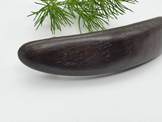 Haarspange aus Mooreiche & kleine Klammer