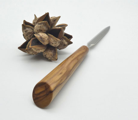 Brieföffner mit Holzgriff aus Mooreiche
