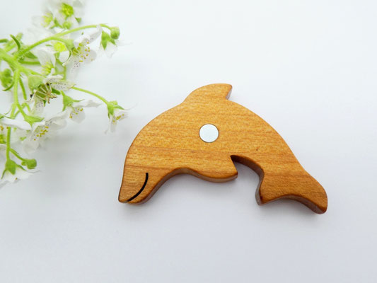 Magnet - Delfin aus Kirsche