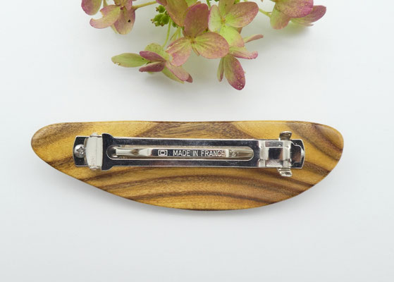 Haarspange aus Essigbaum & kleine Klammer