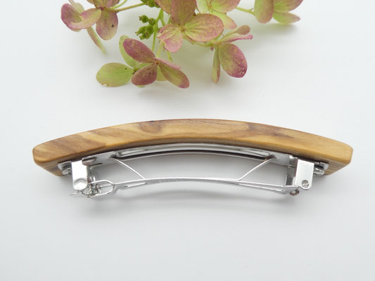 Haarspange aus Olivenholz & kleine Klammer