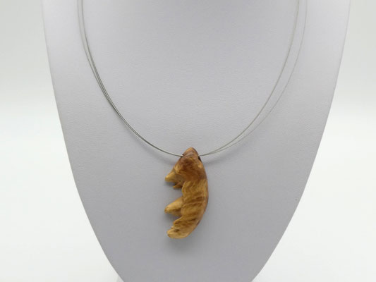 Anhänger aus Goldfield + Edelstahlcollier