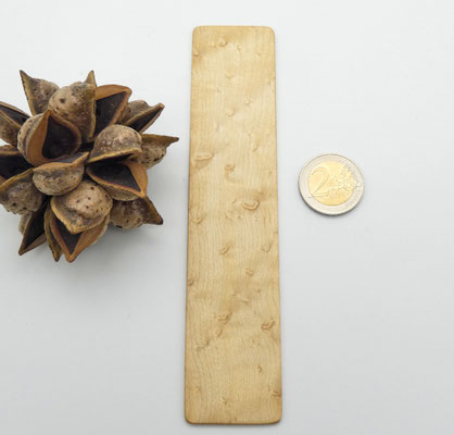 Lesezeichen aus Holz - Muschelahorn