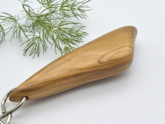 Schlüsselanhänger aus Holz - Olivenholz